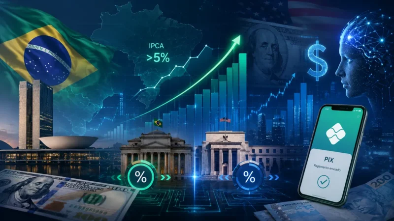 Inflação, Juros, Dólar, IA e PIX: O Que Está Mexendo com a Economia Brasileira em 2026