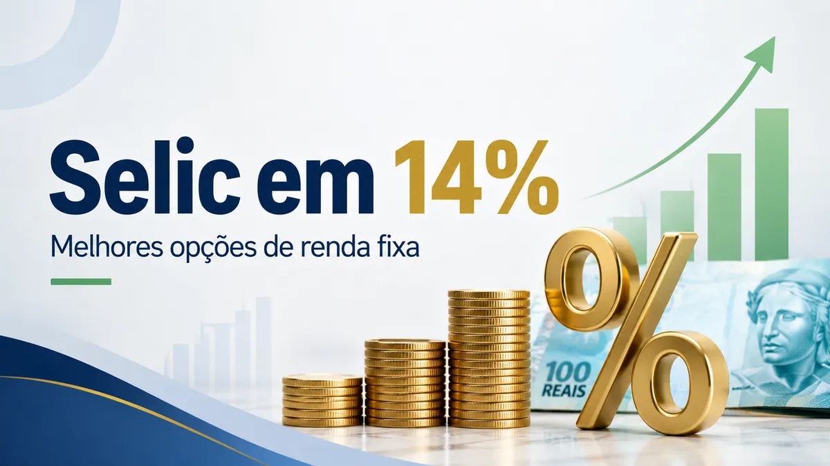 Onde Investir com a Selic em 14%? As Melhores Opções de Renda Fixa para o Cenário Atual