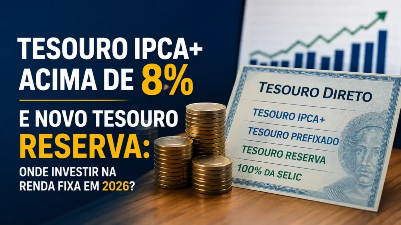 Tesouro IPCA+ acima de 8% e Novo Tesouro Reserva: Onde Investir na Renda Fixa em 2026?