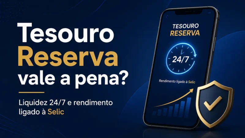 Tesouro Reserva vale a pena? Como funciona o novo título com liquidez 24/7